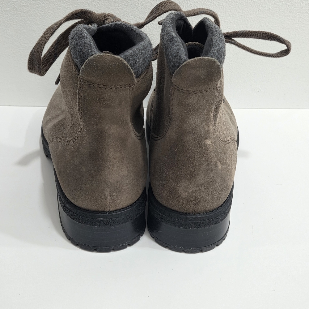 Clarks Women's Faralyn Alpha Blue Grey Suede Lace Up Hiking Boots Size 7 - Picture 6 of 14